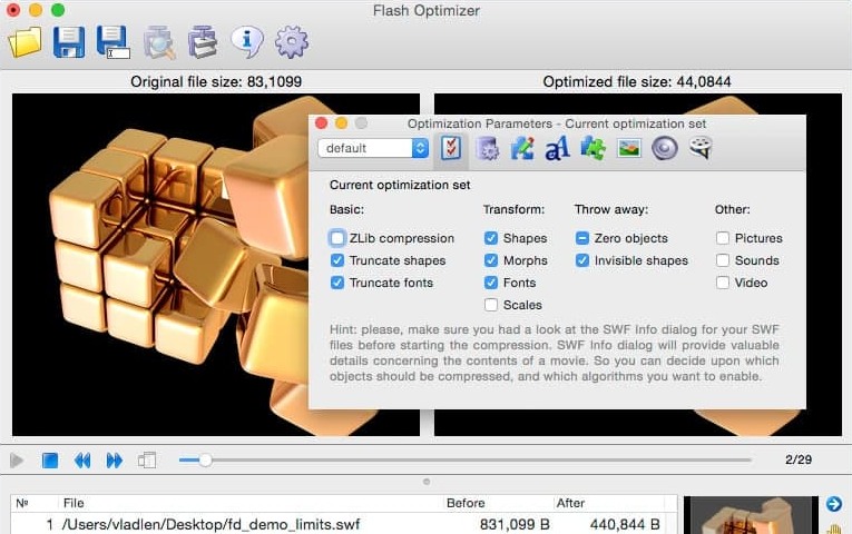 Flash Optimizer Mac