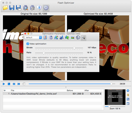 optimizer flash on mac